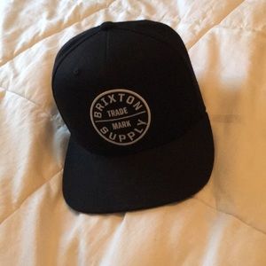 Brixton Snap Back Black Hat